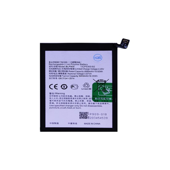 Battery BLP909 for Realme 9 5G 5000mAh Battery BLP909 for Realme 9 5G 5000mAh